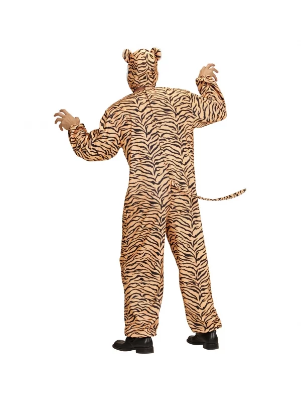 WIDMANN Déguisement Tigre Peluche Adulte (combinaison Avec Capuche/masque) 3 WIDMANN Déguisement Tigre Peluche Adulte (combinaison Avec Capuche/masque) – Image 3