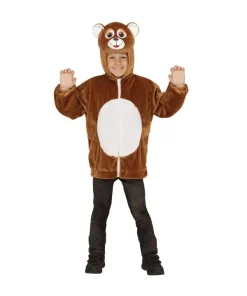 WIDMANN Déguisement Veste Peluche à Capuche Avec Tête D'ourson