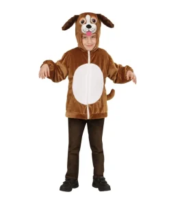 WIDMANN Déguisement Veste Peluche à Capuche Avec Tête De Chiot