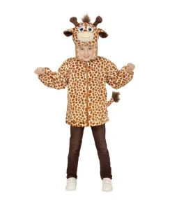 WIDMANN Déguisement Veste Peluche à Capuche Avec Tête De Girafe