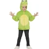 WIDMANN Déguisement Veste Peluche à Capuche Avec Tête De Grenouille Verte