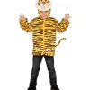 WIDMANN Déguisement Veste Peluche à Capuche Avec Tête De Tigre