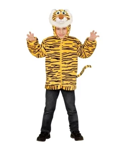 WIDMANN Déguisement Veste Peluche à Capuche Avec Tête De Tigre
