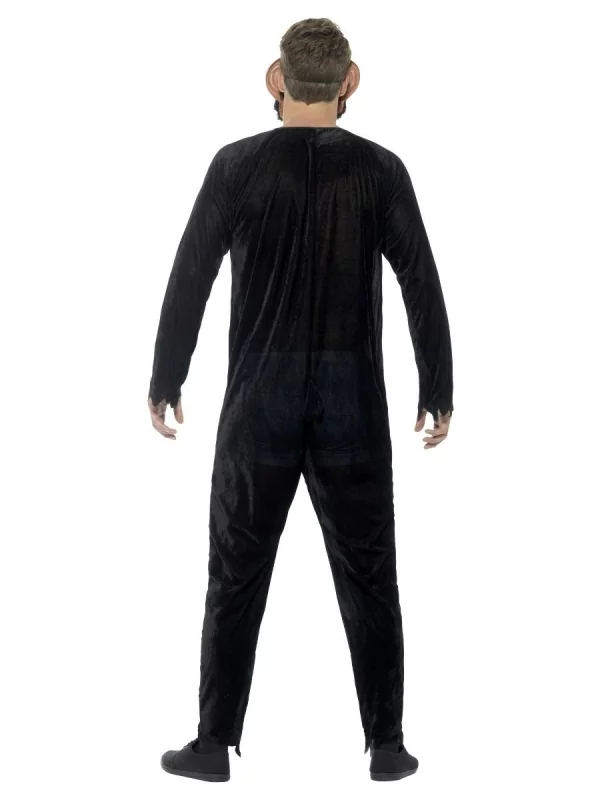 Smiffys Déguisement Zombie Singe Luxe Adulte (combinaison, Masque EVA) 3 Smiffys Déguisement Zombie Singe Luxe Adulte (combinaison, Masque EVA) – Image 3