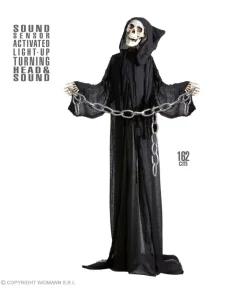 WIDMANN Faucheuse Animée Avec Tête Tournante, Sonore Et Lumineuse Pour Halloween -Halloween Soldes Boutique faucheuse animee avec tete tournante sonore et lumineuse pour halloween 2