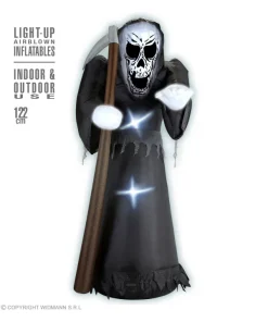 WIDMANN Faucheuse Gonflable Lumineuse Avec Ventilateur - 122 Cm