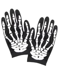 WIDMANN Gants Squelette Halloween - Taille Adulte