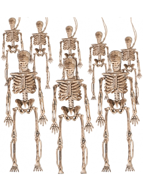 WIDMANN Guirlande 11 M Avec 8 Squelettes De 15 Cm 1 WIDMANN Guirlande 11 M Avec 8 Squelettes De 15 Cm