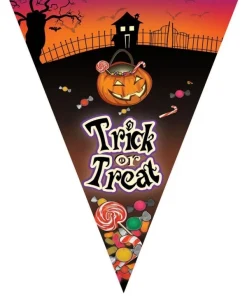ESPA - Funny Fashion Guirlande De Drapeaux 5m (10 Drapeaux Trick Or Treat)