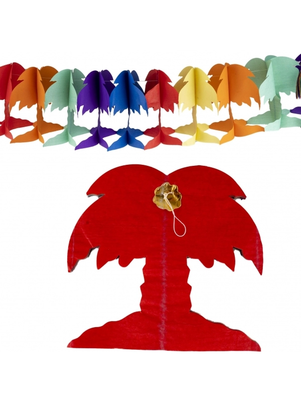 ESPA - Funny Fashion Guirlande Palmiers Multicolore - 4 M 1 ESPA - Funny Fashion Guirlande Palmiers Multicolore - 4 M