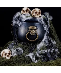 WIDMANN Kit De Décoration Halloween (chaudron, Crânes, Toile D'araignée Et Plus)