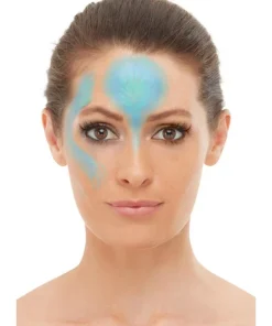 Kit Maquillage à L'eau Paon (peinture Visage, Pot Paillettes, Applicateur) -Halloween Soldes Boutique kit maquillage a l eau paon peinture visage pot paillettes applicateur 3