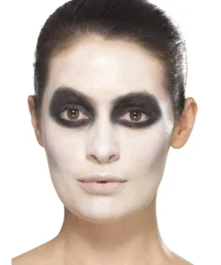 Smiffys Kit Maquillage Arlequin (Peinture Visage, Faux-cils, Bijoux Autocollants, Applicateur) -Halloween Soldes Boutique kit maquillage arlequin peinture visage faux cils bijoux autocollants applicateur 4