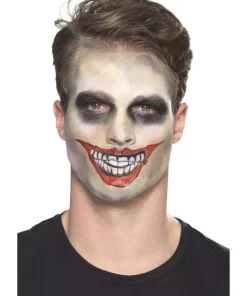 Smiffys Kit Maquillage Clown De La Mort (tatouage Visage, Peinture, Sangs Et Applicateurs) -Halloween Soldes Boutique kit maquillage clown de la mort tatouage visage peinture sangs et applicateurs 3
