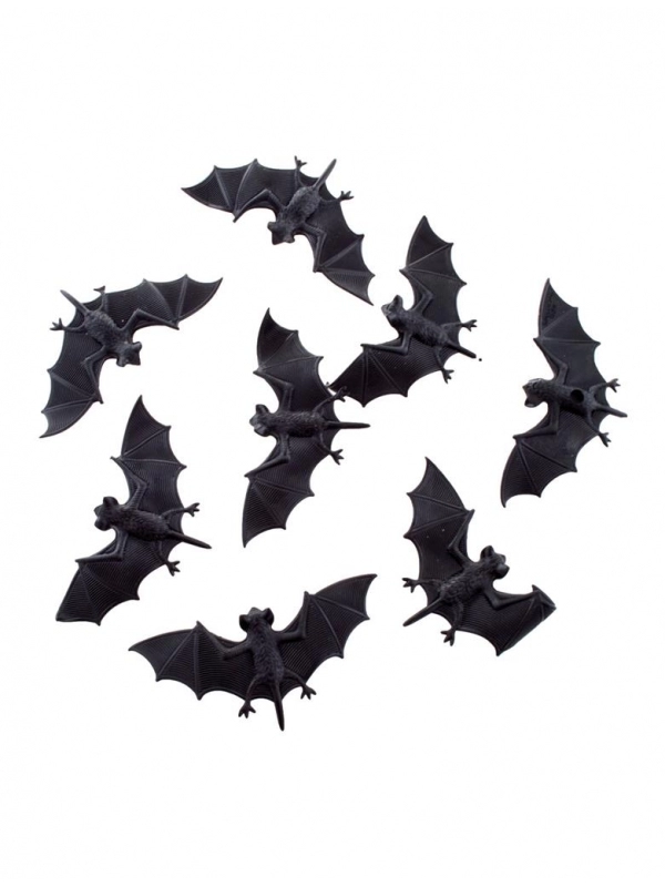ESPA - Funny Fashion Lot De 8 Chauve-souris Effrayantes Halloween 1 ESPA - Funny Fashion Lot De 8 Chauve-souris Effrayantes Halloween