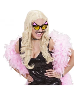 WIDMANN Lunettes De Chat Avec Moustache -Halloween Soldes Boutique lunettes de chat avec moustache 2