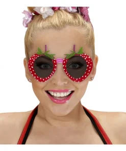 WIDMANN Lunettes Fraises Rouges Et Feuilles Vertes - Femme