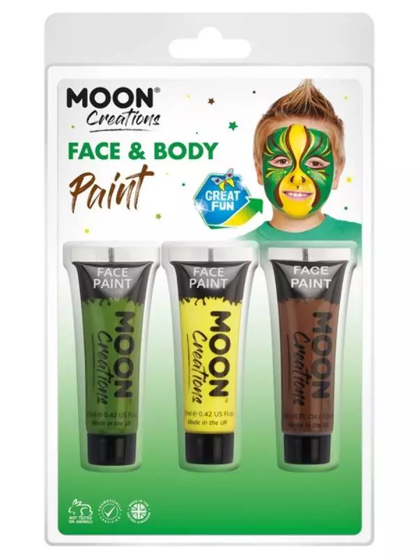 Smiffys Maquillage Moon Création, Visage Corps Multicolore 1 Smiffys Maquillage Moon Création, Visage Corps Multicolore