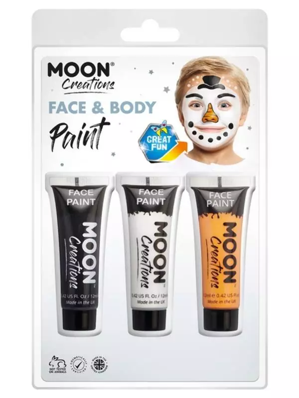 Smiffys Maquillage Moon Création, Visage Corps Multicolore 3 Smiffys Maquillage Moon Création, Visage Corps Multicolore – Image 3