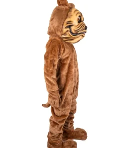 ESPA - Funny Fashion Mascotte Bulldog Marron Adulte Avec Accessoires -Halloween Soldes Boutique mascotte bulldog marron adulte avec accessoires 2