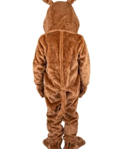 ESPA - Funny Fashion Mascotte Bulldog Marron Adulte Avec Accessoires -Halloween Soldes Boutique mascotte bulldog marron adulte avec accessoires 3