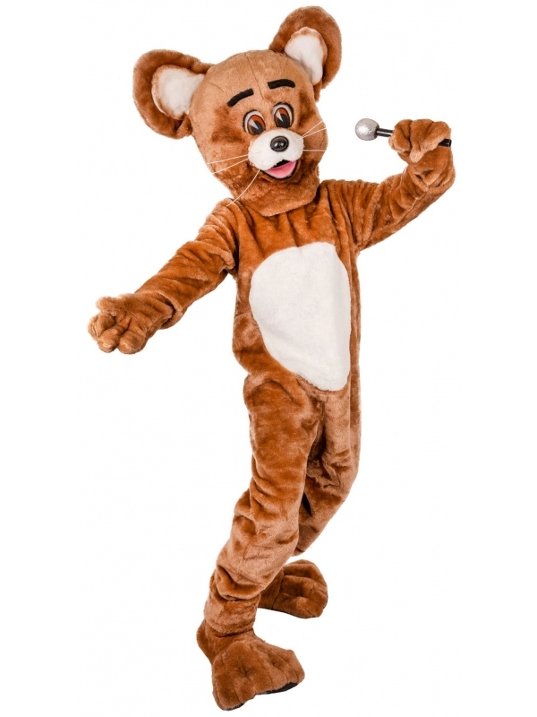 ESPA - Funny Fashion Mascotte De Souris Marron Adulte Avec Accessoires 2 ESPA - Funny Fashion Mascotte De Souris Marron Adulte Avec Accessoires – Image 2