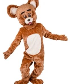 ESPA - Funny Fashion Mascotte De Souris Marron Adulte Avec Accessoires