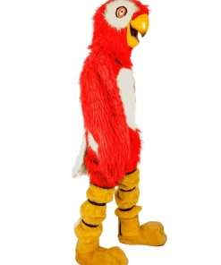 ESPA - Funny Fashion Mascotte Perroquet Vert Ou Rouge Adulte Avec Accessoires -Halloween Soldes Boutique mascotte perroquet vert ou rouge adulte avec accessoires 2