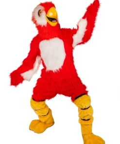 ESPA - Funny Fashion Mascotte Perroquet Vert Ou Rouge Adulte Avec Accessoires -Halloween Soldes Boutique mascotte perroquet vert ou rouge adulte avec accessoires 6
