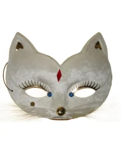Masque De Chatte Avec Longs Cils