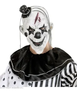 WIDMANN Masque De Clown Tueur Avec Cheveux Et Chapeau -Halloween Soldes Boutique masque de clown tueur avec cheveux et chapeau 1