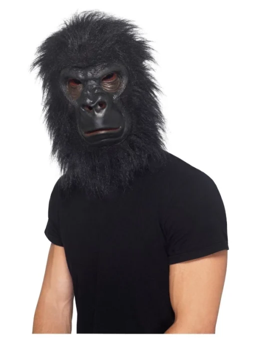 Smiffys Masque Gorille Noir -Halloween Soldes Boutique masque gorille noir