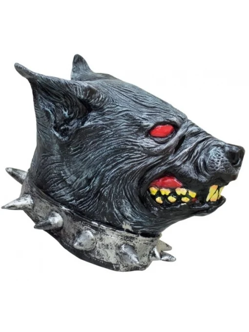 Masque Intégral De Loup Avec Collier En Latex 4 Masque Intégral De Loup Avec Collier En Latex -Halloween Soldes Boutique masque integral de loup avec collier en latex