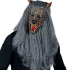WIDMANN Masque Intégral Latex Avec Fourrure De Loup-garou Pour Adulte