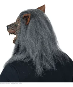 WIDMANN Masque Intégral Latex Avec Fourrure De Loup-garou Pour Adulte -Halloween Soldes Boutique masque integral latex avec fourrure de loup garou pour adulte 2