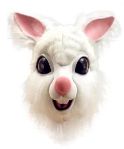 Masque Lapin Blanc Adulte En Latex