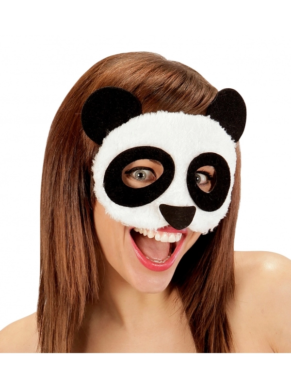 WIDMANN Masque Panda En Peluche 2 WIDMANN Masque Panda En Peluche – Image 2