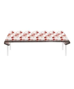 Halloween Soldes Boutique -Halloween Soldes Boutique nappe en plastique tachee de sang pour halloween 270 x 136 cm 1