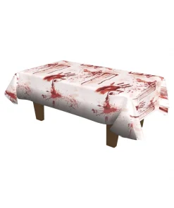 ESPA - Funny Fashion Nappe En Plastique, Tachée De Sang Pour Halloween (270 X 136 Cm)