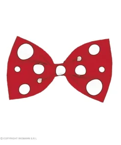 WIDMANN Noeud Papillon Clown Rouge à Pois Blanc