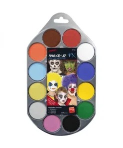 Smiffys Palette Peinture Corps Et Visage 12 Couleurs -Halloween Soldes Boutique palette peinture corps et visage 12 couleurs 1