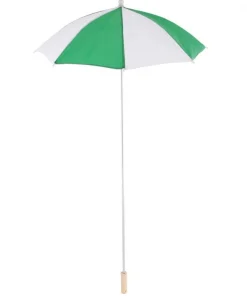 Parapluie Clown Ou Carnaval Dunkerque Vert/blanc - 105 Cm