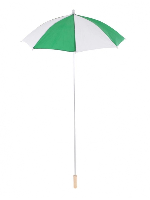 Parapluie Clown Ou Carnaval Dunkerque Vert/blanc - 105 Cm 1 Parapluie Clown Ou Carnaval Dunkerque Vert/blanc - 105 Cm