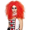 Smiffys Perruque Clown Femme Crépue Rouge