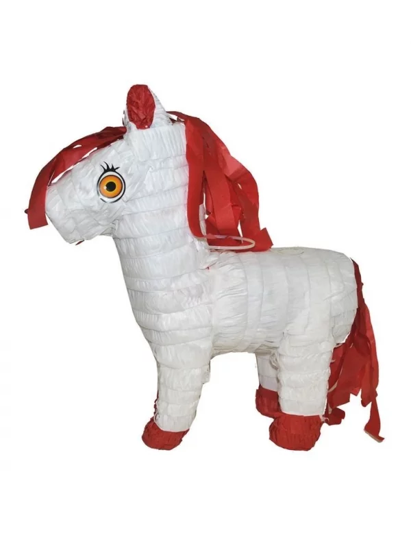 Pinata Anniversaire Poney Blanc 1 Pinata Anniversaire Poney Blanc