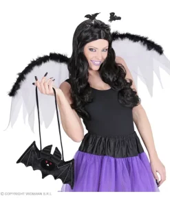 WIDMANN Pochette Chauve-souris Noire, Femme Et Fille