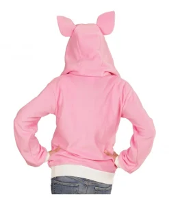 WIDMANN Polaire Avec Capuche Tête De Cochon Pour Adulte -Halloween Soldes Boutique polaire avec capuche tete de cochon pour adulte 3