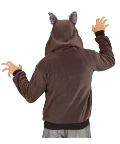 WIDMANN Polaire Avec Capuche Tête De Loup Pour Adulte 6 WIDMANN Polaire Avec Capuche Tête De Loup Pour Adulte -Halloween Soldes Boutique polaire avec capuche tete de loup pour adulte 2
