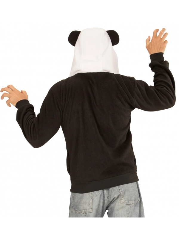 WIDMANN Polaire Avec Capuche Tête De Panda Pour Adulte 3 WIDMANN Polaire Avec Capuche Tête De Panda Pour Adulte – Image 3