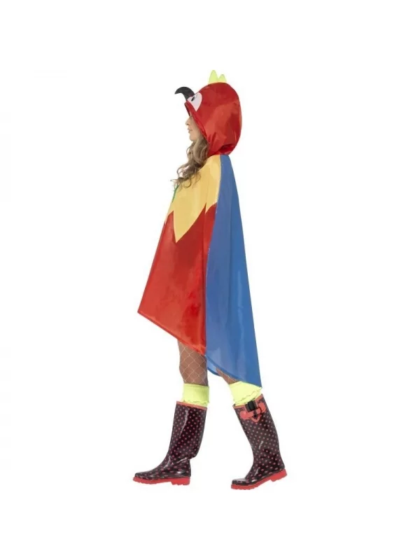 Smiffys Poncho Party Imperméable Perroquet 4 Smiffys Poncho Party Imperméable Perroquet – Image 4